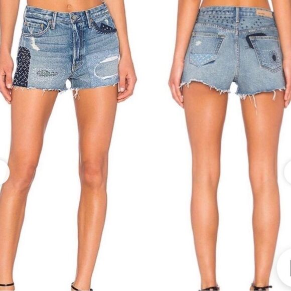 Revolve GRLFRND Cindy High-Rise Short in Island Girl Size 26 - Picture 3 of 9